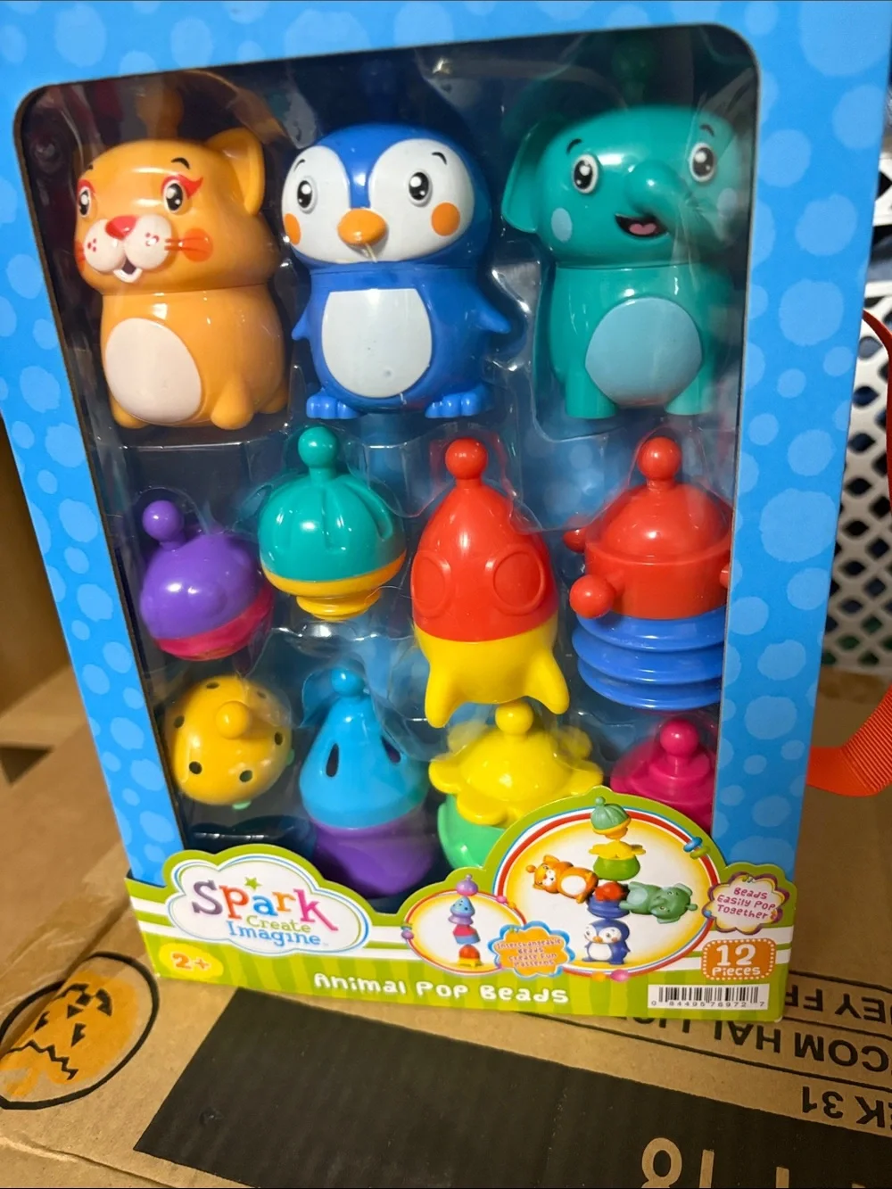 Kids Animal Pop Beads Playset - Multicolor